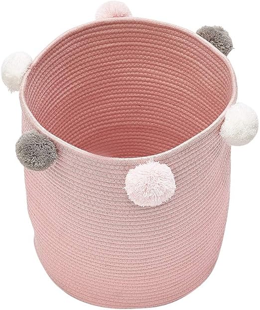 Waschekorb Natur Baumwollseil Aufbewahrungskorb Fur Kinderzimmer