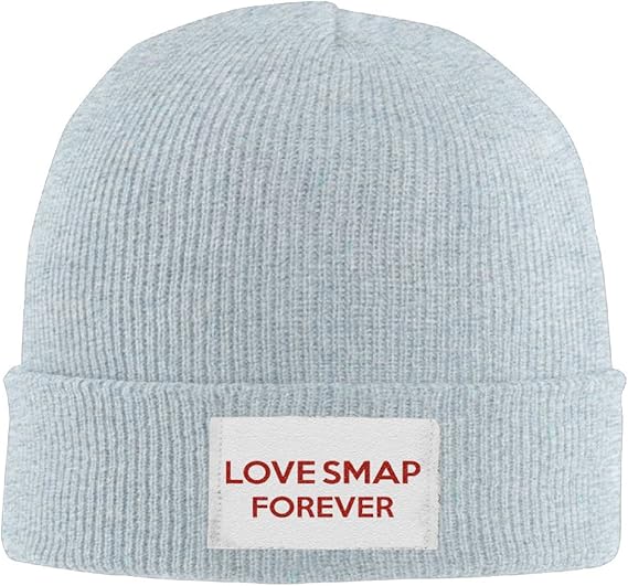 Amazon A Fun 流行りのニット帽 ビーニー ラベル付き ワッチキャップ Smapラブ グループ愛 本命アピール 赤 ニット 通販