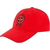 Marvel Deadpool Adjustable Baseball Hat with Curved Brim