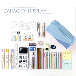 CICIMELON Big Capacity Pencil Case 3 Compartments