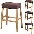 YISUN Stool Covers Rectangle 4 Pack Stretch Waterproof