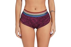 SEASUM Women Sexy Booty Shorts High Waisted Butt Lifting Hot Dance Costume Exotic Rave Clubwear