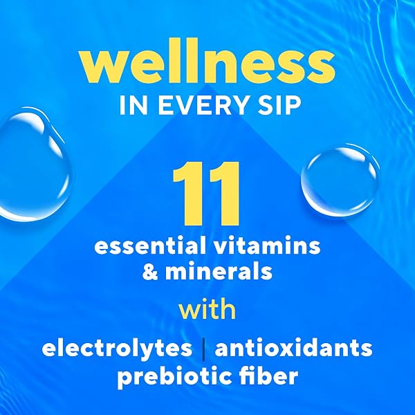 VITAFUSION HYDRABOOST DRINK POWDER PACKETS, ELECTROLYTES SUPPORT DAILY HYDRATION, VITAMINS SUPPORT CELLULAR ENERGY & IMMUNE HEALTH, PREBIOTIC FIBER SUPPORTS GUT HEALTH, VARIETY PACK, 18 STICKS