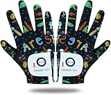 Finger Ten Kids Golf Gloves All Weather Left Right Hand White Medium view 9