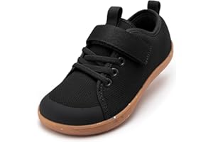 Rihero Kids Barefoot Shoes Boys Girls Wide Toe Box Walking Shoes Breathable Toddler Little Big Kid Sneakers