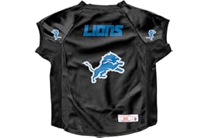 Littlearth NFL Detroit Lions Stretch Pet Jersey, Team Color, Big Dog