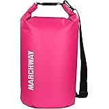 MARCHWAY Floating Waterproof Dry Bag 5L/10L/20L/30L/40L, Roll Top Sack Keeps Gear Dry for Kayaking, Rafting, Boating, Swimmin