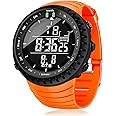 PALADA Men's Digital Sports Watch Waterproof Tactical Watch with LED Backlight Watches for Men