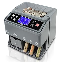 Cassida C300 Professional USD Coin Counter, Sorter