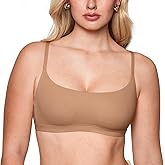INLYRIC Women's Inbarely Soft Bralettes - Cami Bras No Underwire Seamless Unlined Comfort Bralette