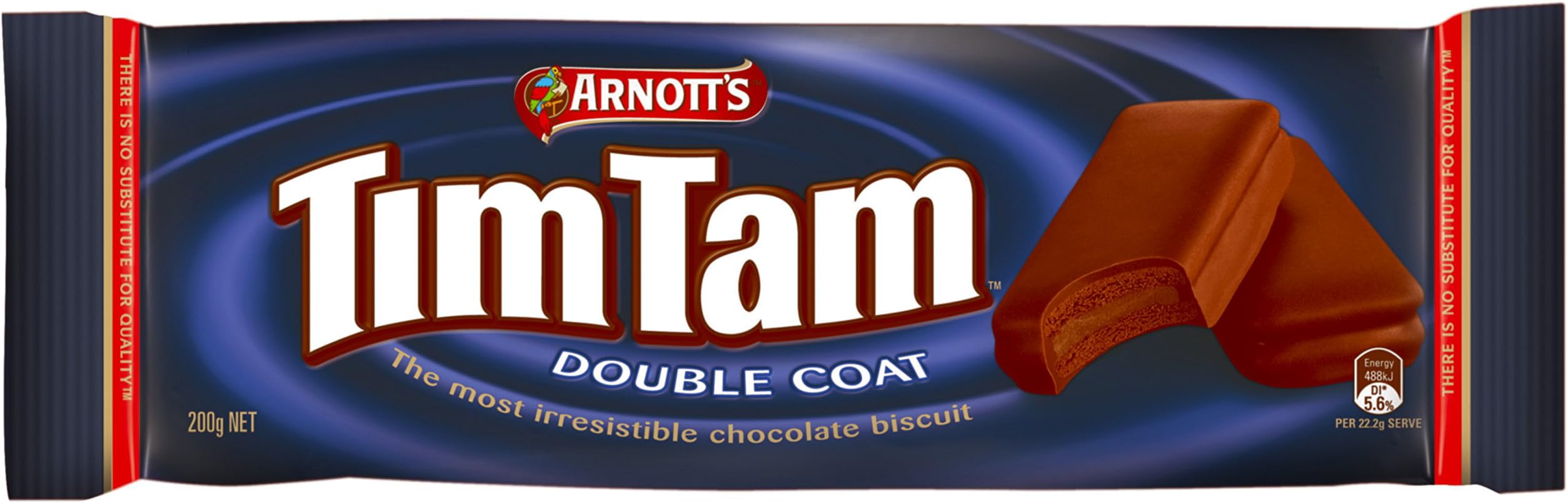 TimTams Arnott's Double Coat, 200 g, Pack of 4