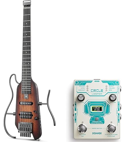 HUSH-X／DONNER HUSH-X Porable Electric Guitar Kit for Travel Donner