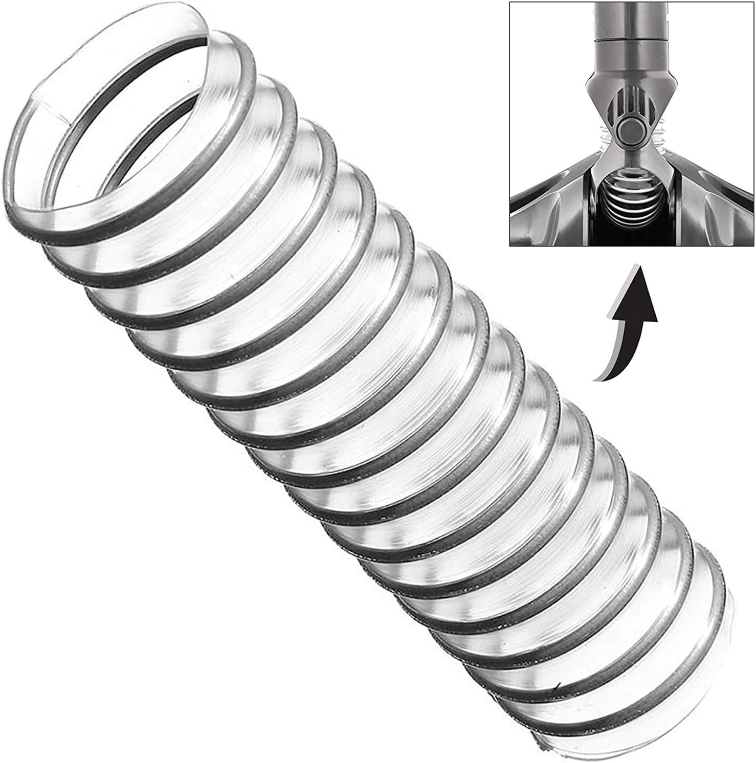 SPARES2GO Lower Duct Hose for Shark NV340 NV480 NV601 NV800 DuoClean Lift-Away Vacuum Cleaner, Grey - Image 5