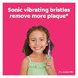 Colgate Kids Battery Barbie Toothbrush 3+ Years Sonic Vibrating Bristles view 5