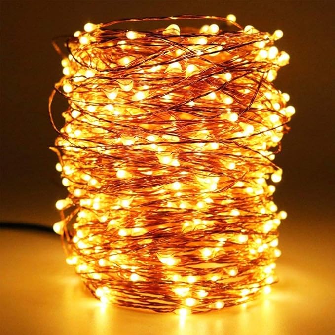 Smart Home and Garden Waterproof 200 LED Copper String Fairy Light with USB ,20 m, Warm White