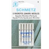 Schmetz Microtex Sharp Machine Sewing Needles Package of 5