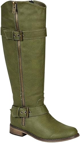 green riding boots