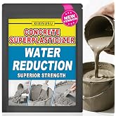 Concrete Super Plasticizer &ndash; High Range Water Reducer Admixture for Superior Strength &amp; Workability (White, 16 oz)