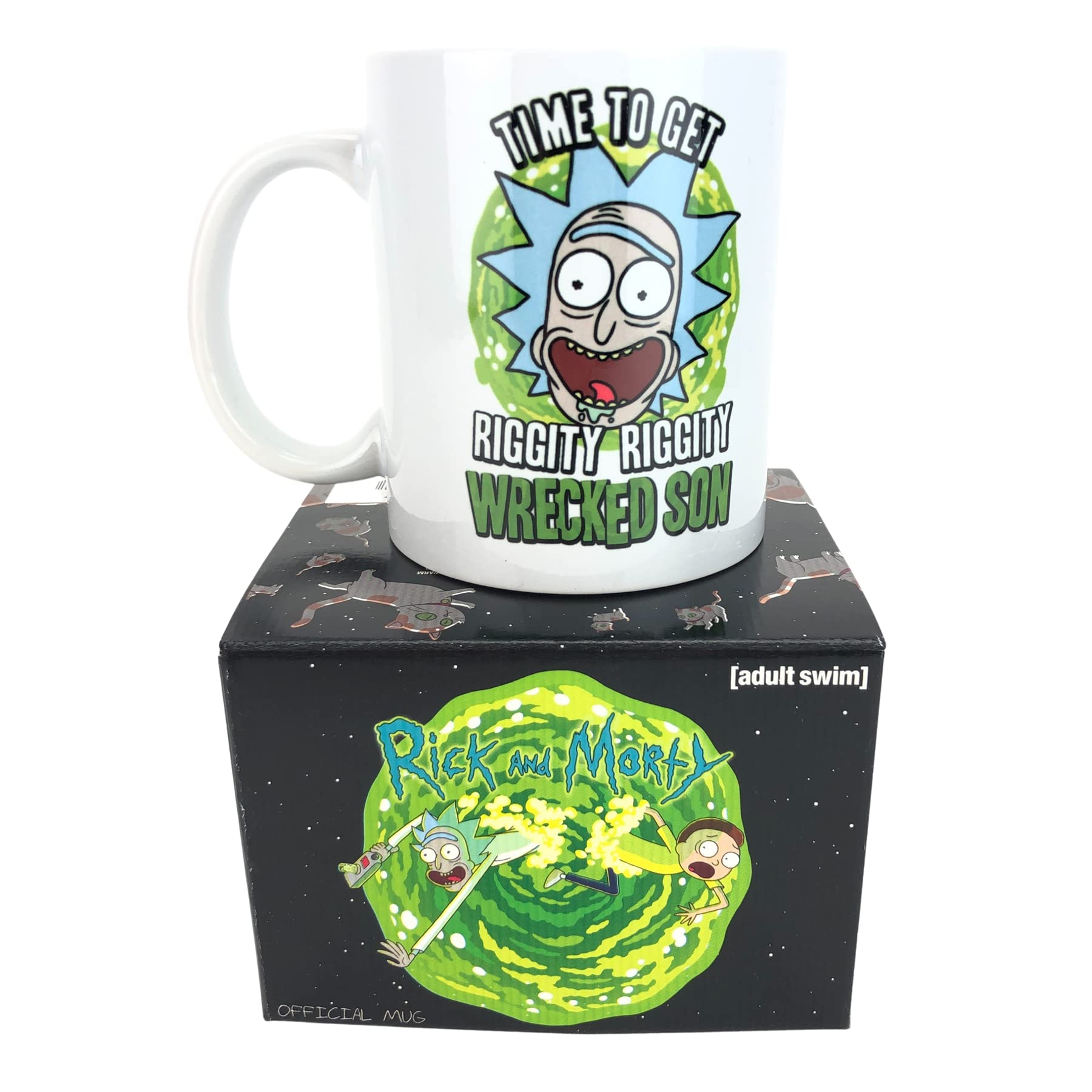 Pyramid MG24857 Rick and Morty Wrecked Son Coffee Mug, Porcelain, Multi-Colour