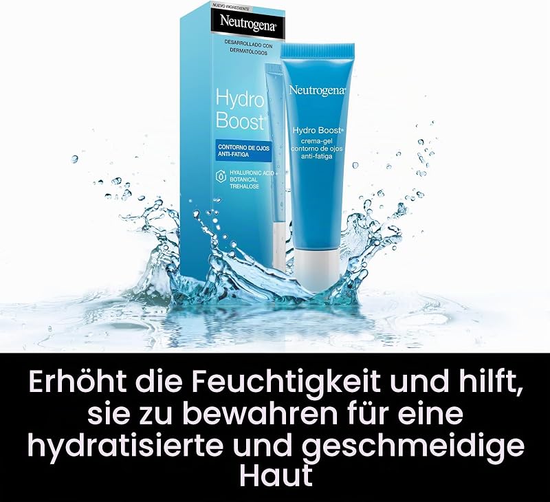 , Hydro Boost Crema Gel Contorno Ojos Anti, Fatiga, 15 ml