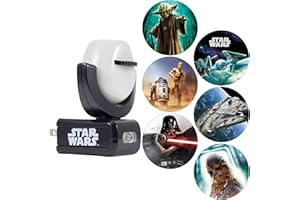 Projectables Star Wars LED Night Light Projector, Galaxy Projector, Plug-in, Dusk-to-Dawn,Mood Lighting, for Kids, Adults, Collectors, Game Room, Bedroom, Hallway, Nursery, 43646