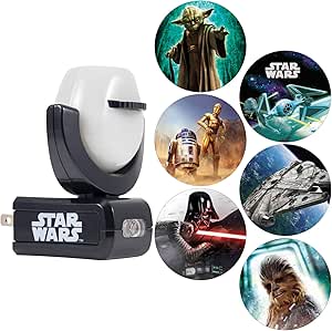 Projectables LED Night Light Projector, Plug-in, Dusk-to-Dawn, Collector’s Edition, Ceiling, Wall, or Floor, Ideal for Bedroom, Nursery, 43646, Star Wars | 6-Image