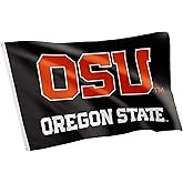 Desert Cactus Oregon State University OSU Flag - 3 x 5 Feet Beavers Banner, Indoor/Outdoor Durable Fabric, 100% Polyester Design (Style 1a)