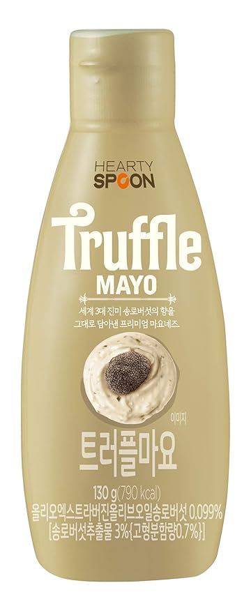 Amazon Com Hearty Spoon Mayo 130g Pack Of 1 Truffle Mayo 130g Grocery Gourmet Food