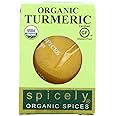 Spicely Organics Turmeric Powder 0.45 Ounce ecoBox Certified Gluten Free