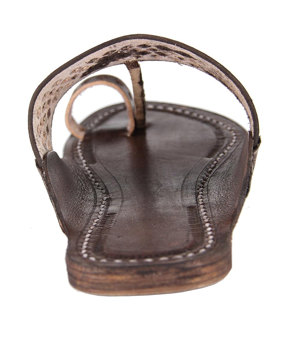 ekolhapuri awesome looking ladies authentic handmade genuine leather kolhapuri chappal