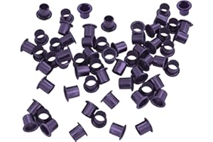 HolsterBuilder Kydex Rivets Eyelets, 8-8 1/4" Multicolored Grommet Eyelets for Tactical Holster Making, Knife Sheath Crafting, Fasteners for Custom DIY Kydex Projects (Set of 50)