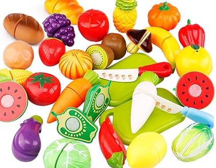 Monbedos Pretend Play Nourriture De Bebe Jouets Pcs De Cuisine Fruits Legumes Nourriture Jouet Jouet Educatif Jouet Accessoire De Cuisine Amazon Fr Cuisine Maison
