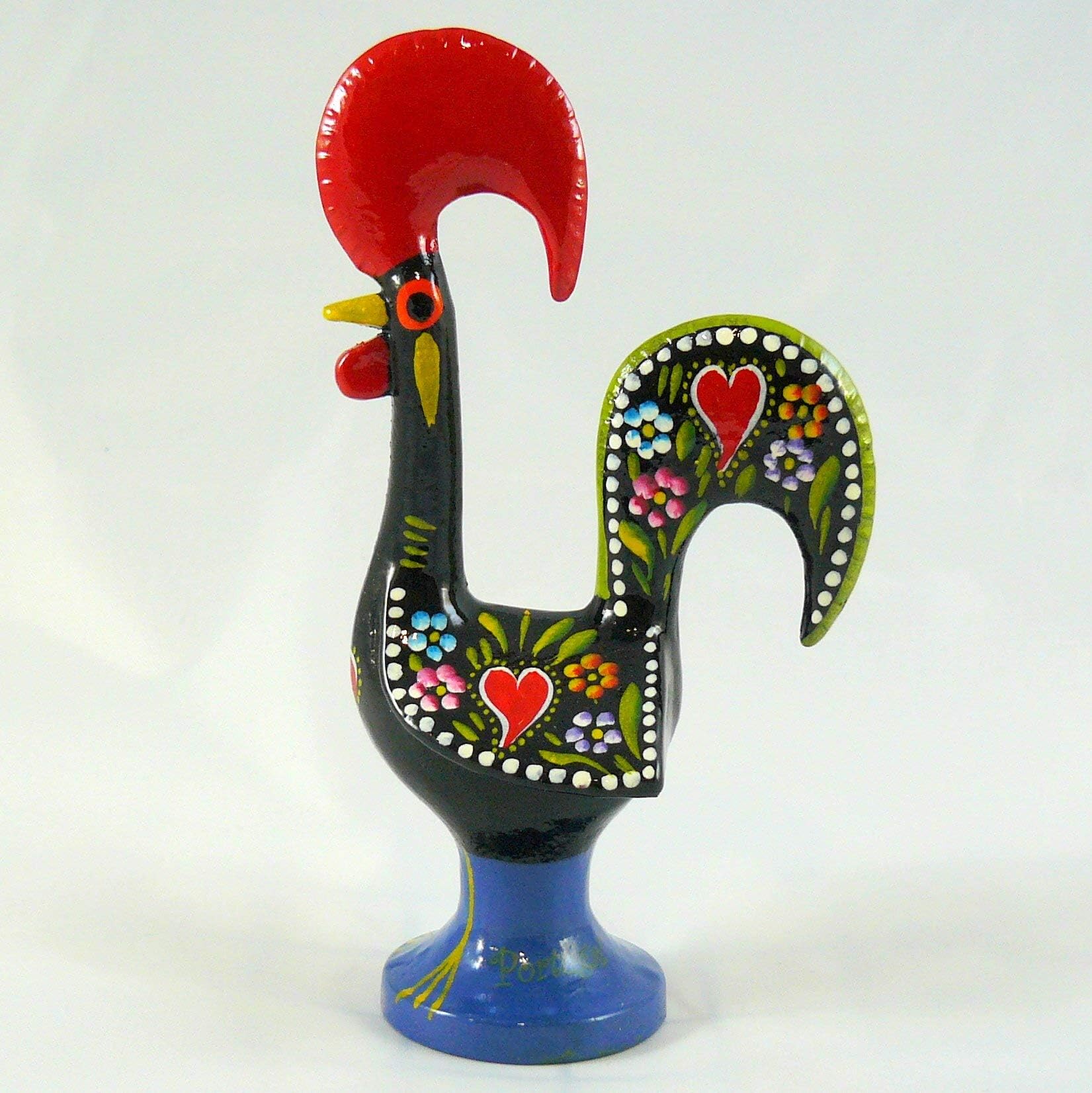 Galo de Barcelos Rooster 16cm Black