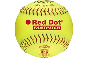 Rawlings RIF Soft-Dot ASA/NFHS Official Fastpitch Softball, Single Ball