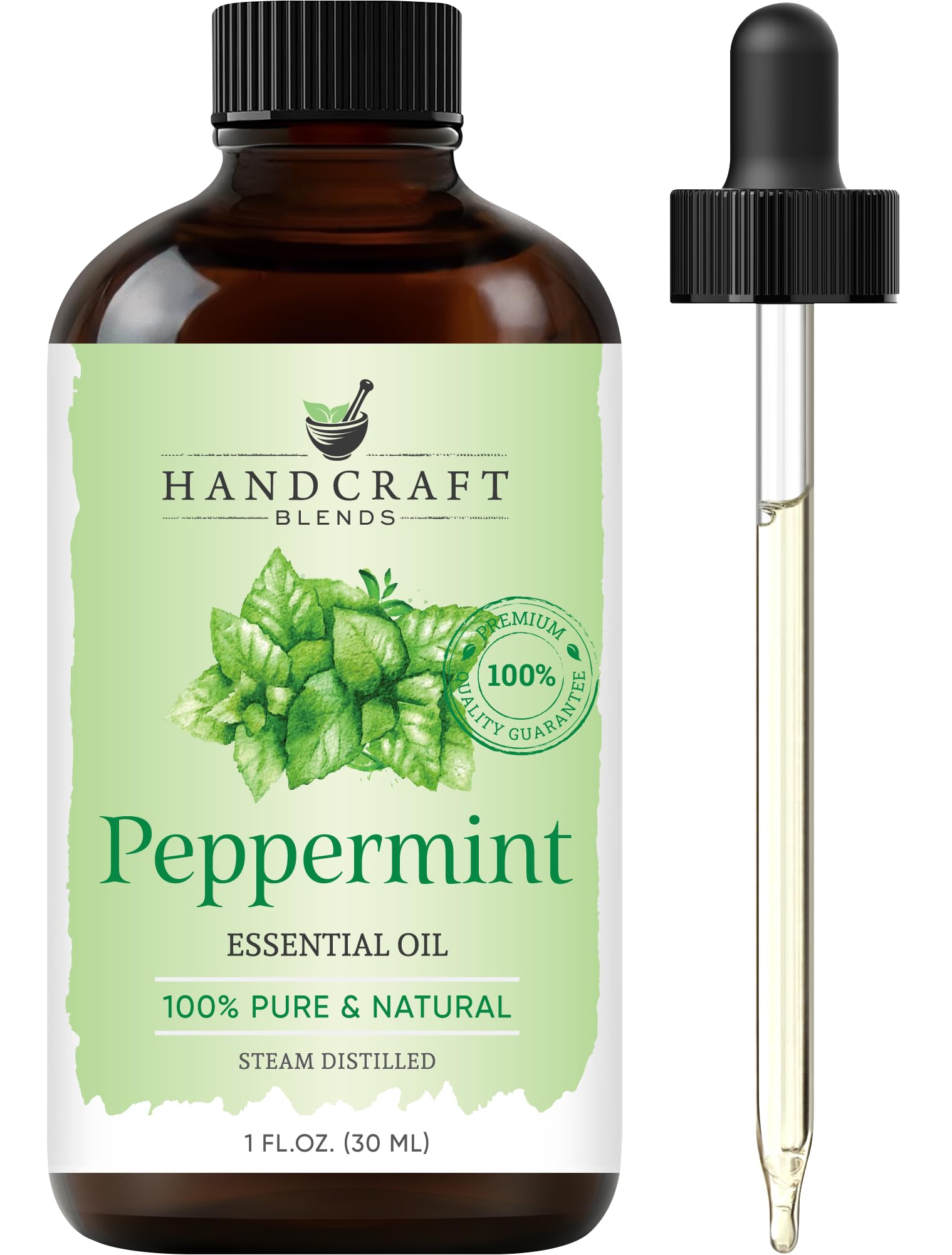 Handcraft Blends Peppermint Essential Oil – 1 Fl
