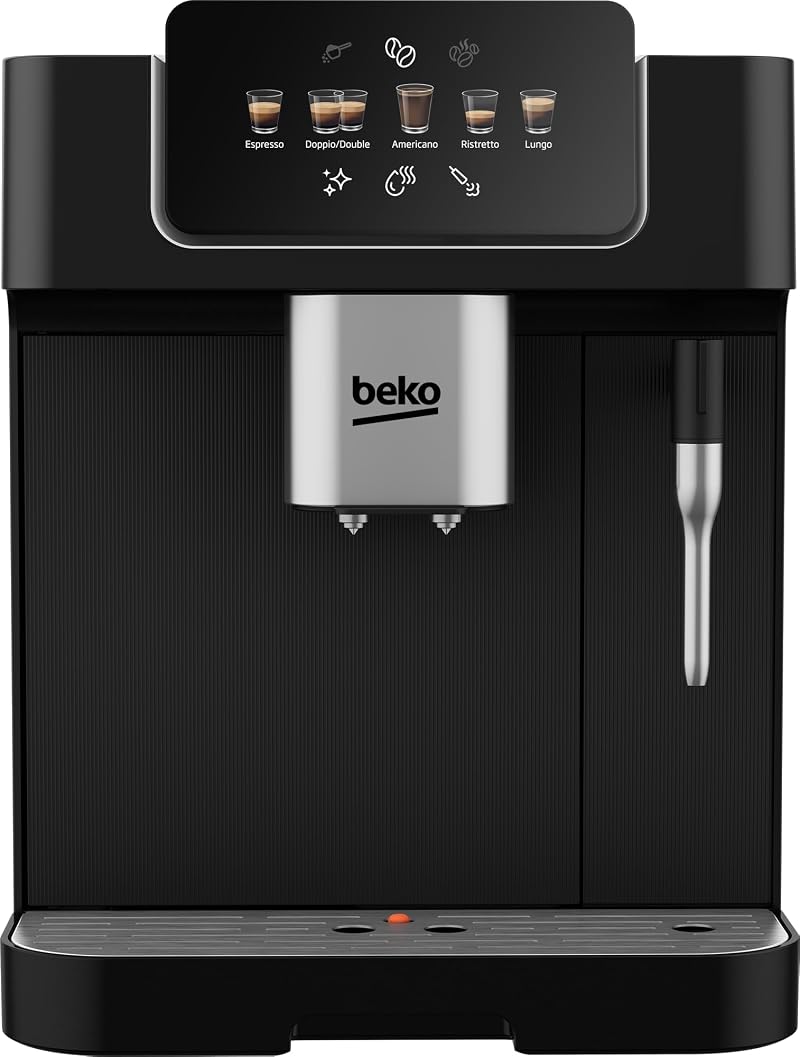 Beko CaffeExperto Bean to Cup CEG7302B Coffee Machine Black 19 Bar