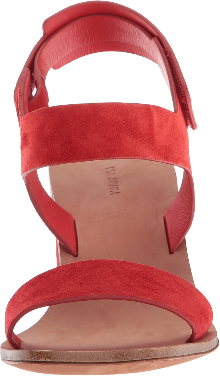 via spiga red sandals