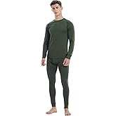 Iguana Mens 100% Merino Wool Base Layer Sets for Ski Lightweight Thermal Underwear