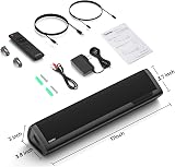 Saiyin 17-Inch Sound Bar TV Bluetooth 5.3 Optical AUX Visual Volume view 7