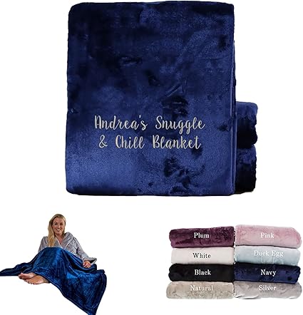 personalised name blankets uk