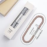 Pretty Jolly 2 Pack Magnetic Curtain Tiebacks Grey Coffee Modern Drape Holdbacks view 5