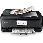 Canon PIXMA TR8620a - All-in-One Printer Home Office|Copier|Scanner|Fax|Auto Document Feeder | Photo, Document | Airprint (R), Android, Black, Works with Alexa