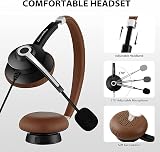 Conambo USB Headset with Microphone 3.5mm USB C UC Call Center Office view 2