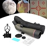 SVBONY Sv13 20-60x80 Spotting Scope with Smartphone Adapter Waterproof Angled view 7