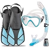 Seavenger Aviator Snorkeling Set with Gear Bag