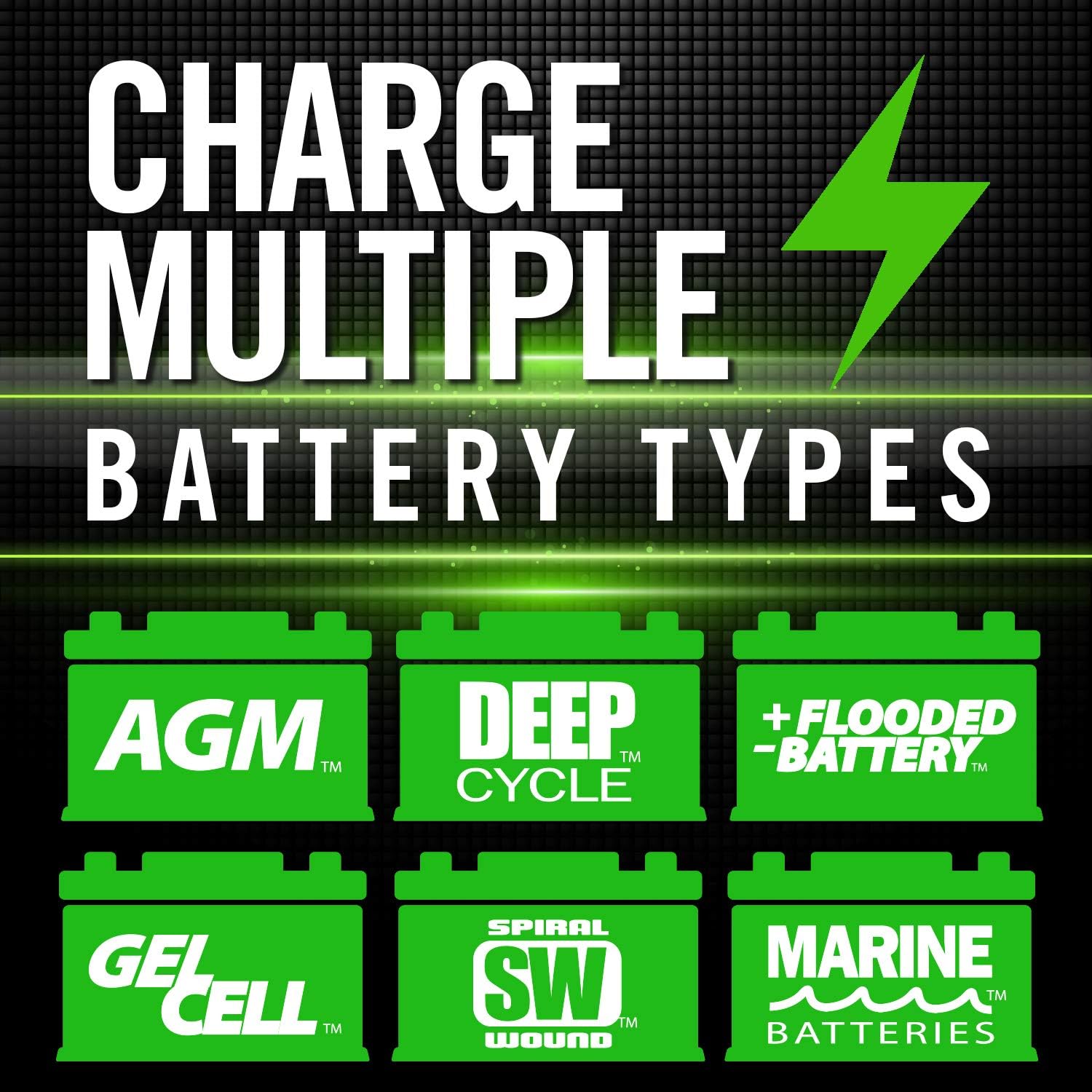 Clore Automotive PL2320 20-Amp Fully-Automatic Smart Charger, 6V and 12V Battery Charger, Battery Maintainer, and Battery Desulfator with Temperature Compensation: Automotive