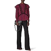 Koché Collective Rent The Runway Pre-Loved Lace Trim Python Top