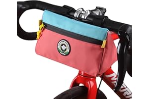 Vortika Bike Handlebar Bag, Bicycle Front Bag, Kids Handle Bar Bag, Storage Bag with Shoulder Strap for Men Women Kids Outdoor Road MTB Cycling
