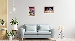 FrameWorks 12” x 18” 2-Pack Natural Oak
