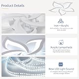 Riserva 60W LED Ceiling Light Petal Design 6500K White Φ60cm view 3